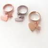 Anello Cuore e Stella di Zirconi COLORE ARGENTO Dorato