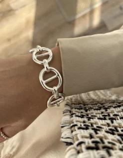Bracciale Aeternus COLORE ARGENTO Bianco CIRCONFERENZA POLSO 17 cm GRANDEZZA piccoli