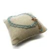 Bracciale di Cristalli di Colore Azzurro COLORE ARGENTO Bianco