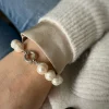 Bracciale di Perle Akiko COLORE ARGENTO Bianco OPZIONE Senza Soggetti