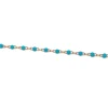Bracciale Smaltato Azzurro e Soggetto di Zirconi SOGGETTO cuore