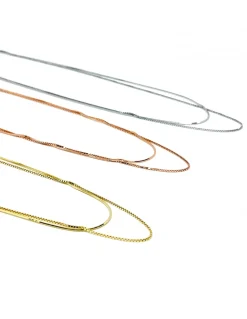 Collana Barcellona COLORE ARGENTO Bianco
