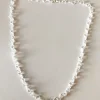 Collana Corta con Catenina a Forma di Cuore COLORE ARGENTO Bianco