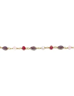 Collana Cristalli Padang COLORE ARGENTO Dorato