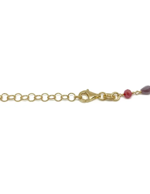 Collana Cristalli Padang COLORE ARGENTO Dorato