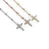 Collana Croce Big COLORE ARGENTO Dorato