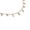 Collana Fulmine Cuore e Stella di Zirconi COLORE ZIRCONI zirconi bianchi