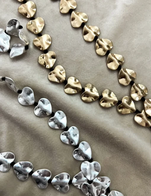 Collana Lunga Deva COLORE ALLUMINIO BIANCO