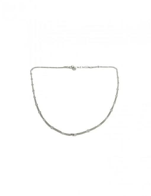 Collana Strangolino Essential COLORE ARGENTO Bianco