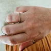 Fedina Torchon COLORE ARGENTO Dorato MISURA ANELLO 4