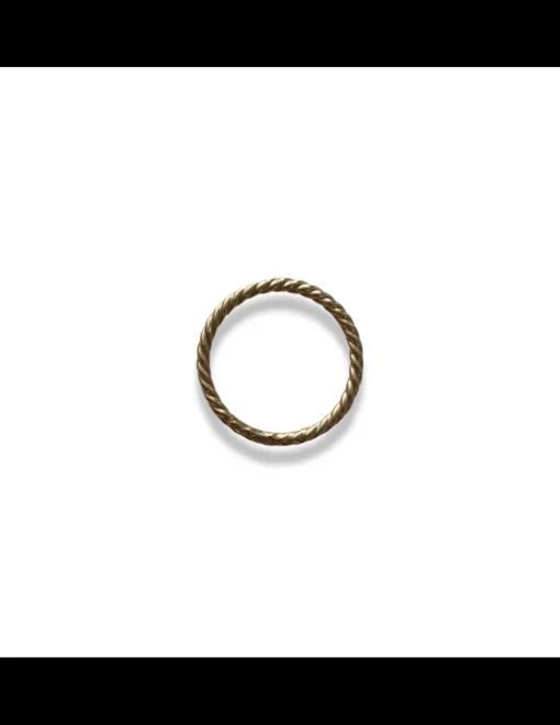 Fedina Torchon COLORE ARGENTO Dorato MISURA ANELLO 4