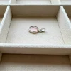 Medaglione di Quarzo Rosa Piccolo a Forma Ovale