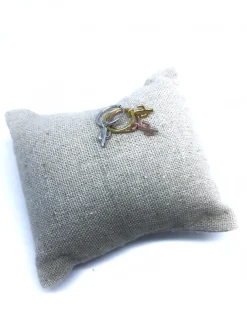 Monorecchino a Cerchio con Cactus COLORE ARGENTO Dorato