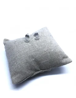 Monorecchino a Lobo con Lettera di Zirconi LETTERA lettera A