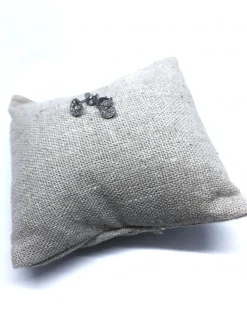 Monorecchino a Lobo con Lettera di Zirconi LETTERA lettera A