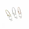 Monorecchino Cerchietto Renna Bianca COLORE ARGENTO Bianco
