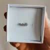 Monorecchino Costellazione COLORE ARGENTO Bianco