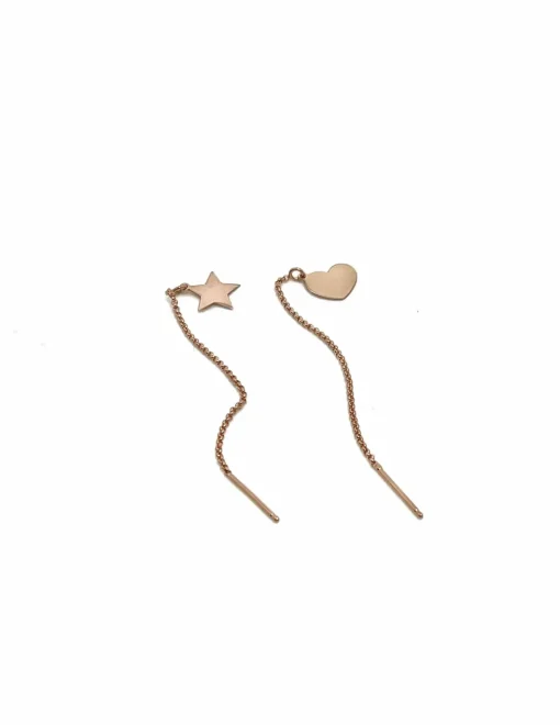 Monorecchino Ear Thread Cuore e Stella SOGGETTO cuore