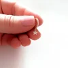 Monorecchino Scattino con Stella Pendente COLORE ARGENTO Rosè