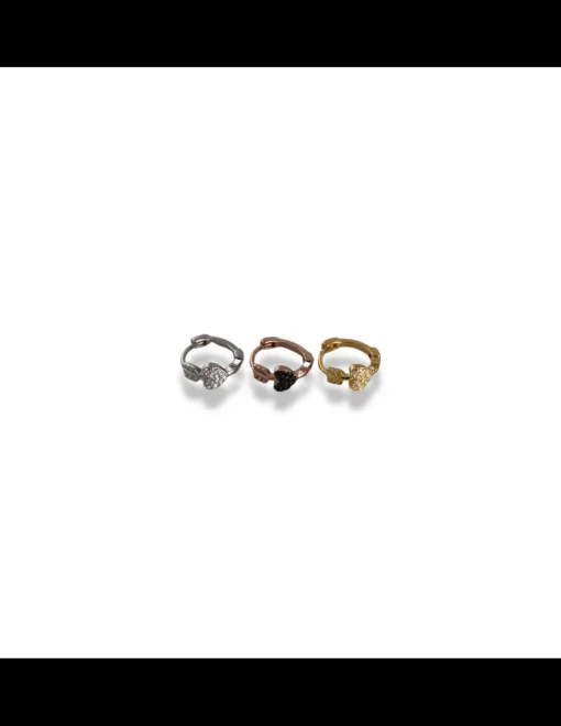 Monorecchino Scattino Mini Freccia e Cuore di Zirconi COLORE ARGENTO Bianco COLORE ZIRCONI zirconi bianchi