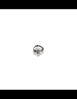 Monorecchino Scattino Mini Freccia e Cuore di Zirconi COLORE ARGENTO Bianco COLORE ZIRCONI zirconi bianchi