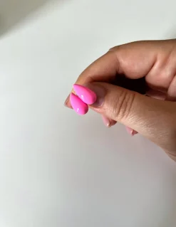 Orecchini a Goccia Rosa Smaltati